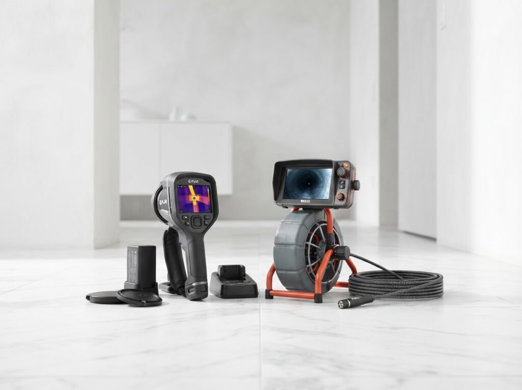 Çekmeköy su tesisatı - termal kamera ve robot tesisat ekipmanları